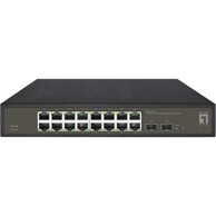 LEVELONE Mrežni preklopnik GES-2118, 16x GE + 2x GSFP, 19"